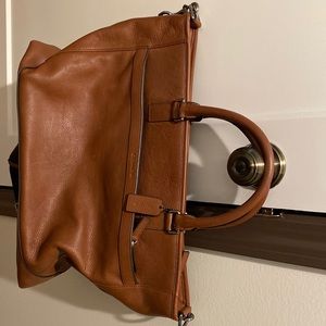 Coach leather laptop bag